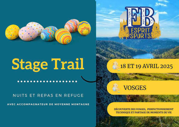 Stage Trail les 18 et 19 mars 2025 dans les Voges